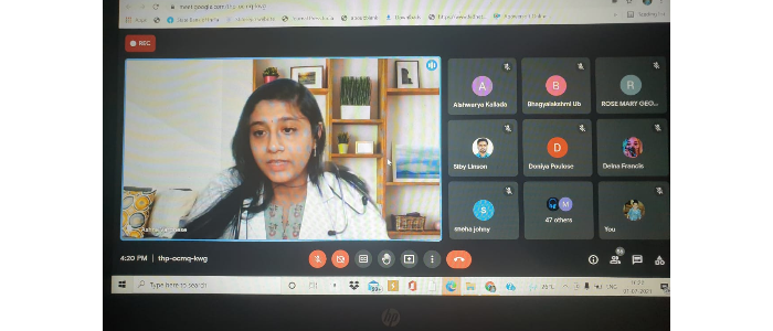 Dr Ashna sharing experiences